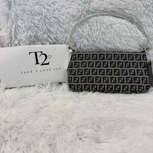 Authentic Fendi Shoulder Bag With Dustbag